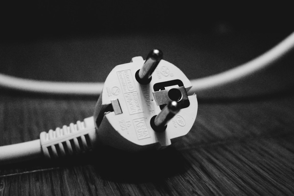 unplugged, disconnected